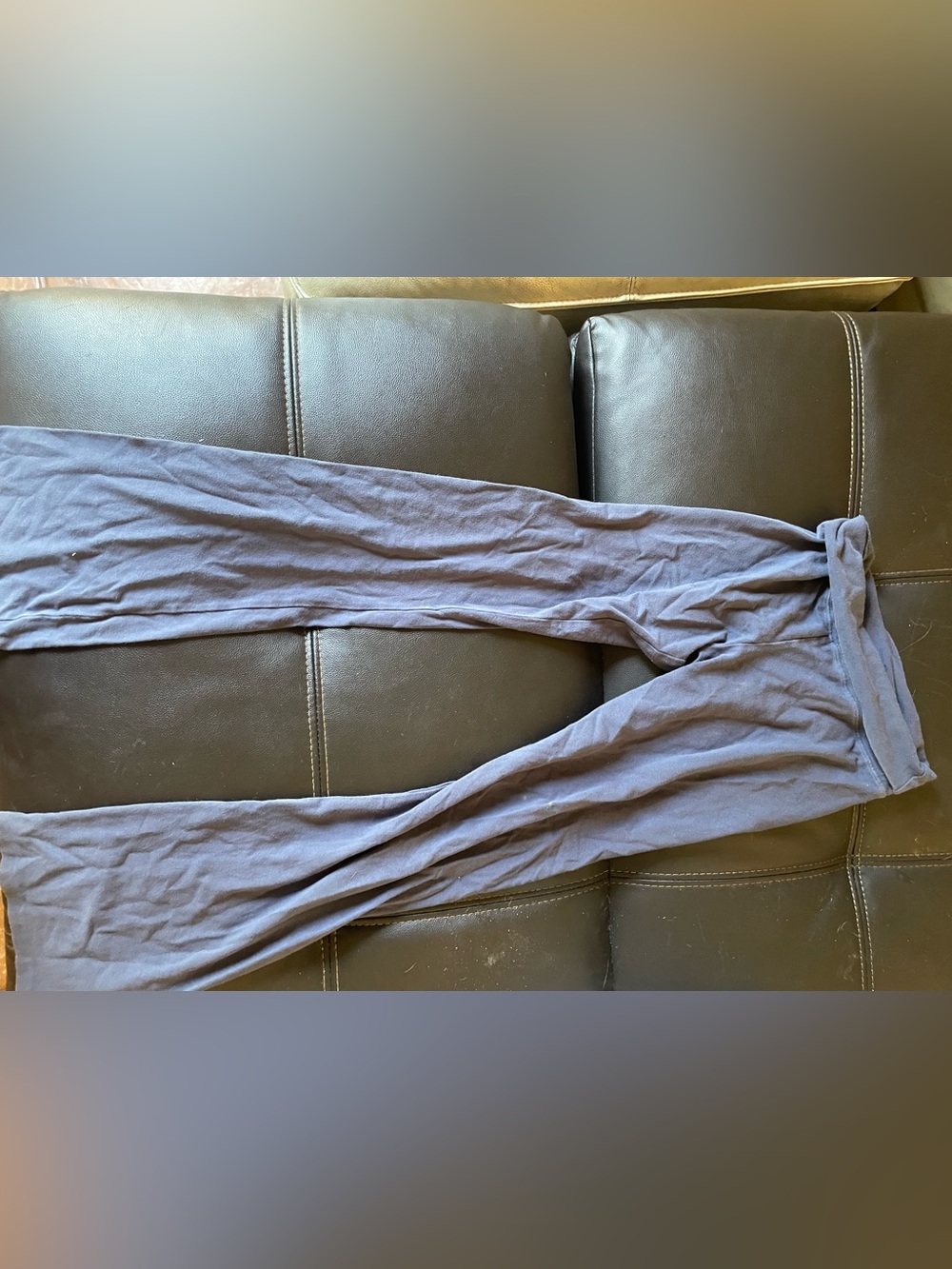 Soft Navy Leggings Brandy, slight bleach stained